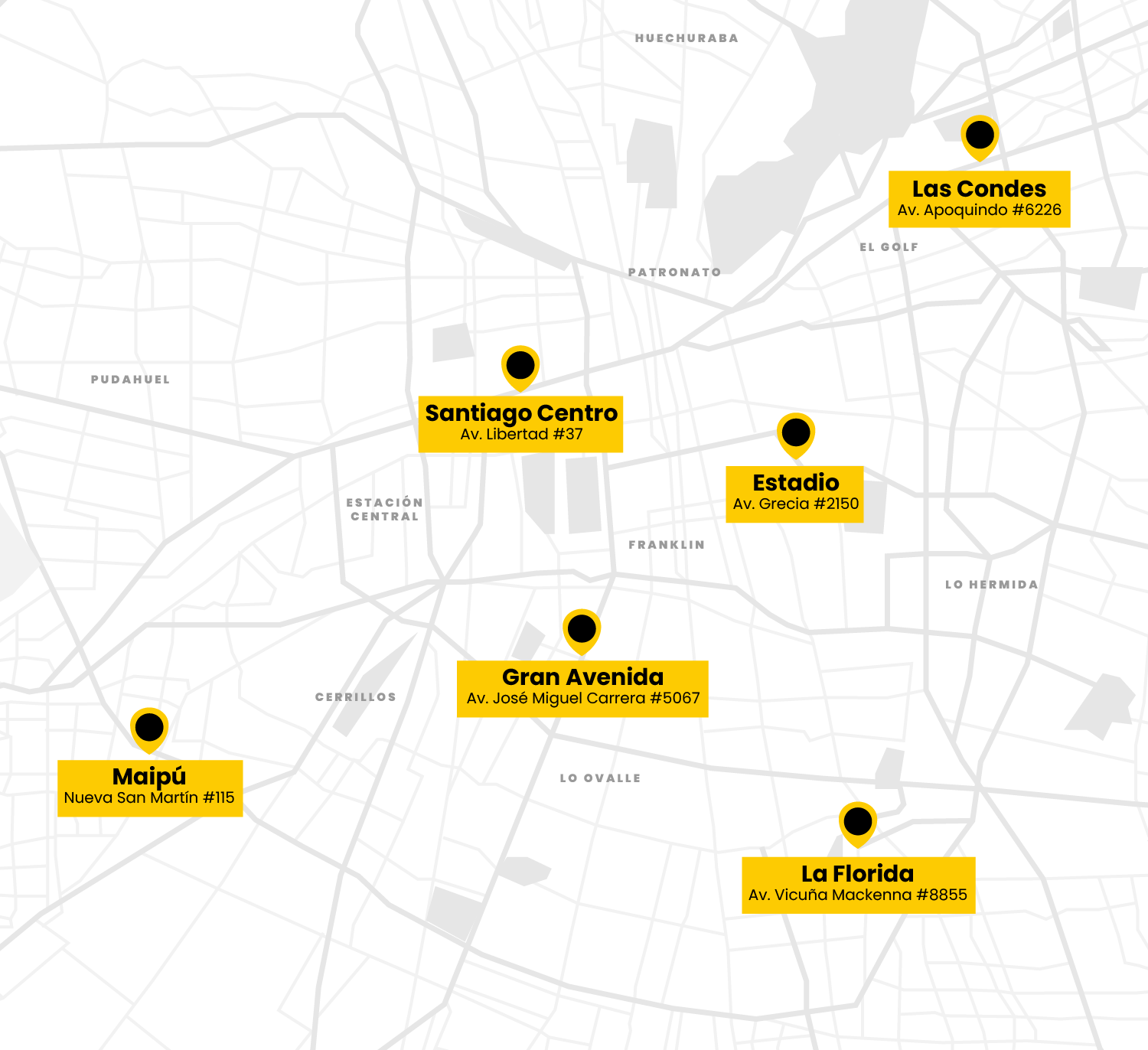 Mapa de locales